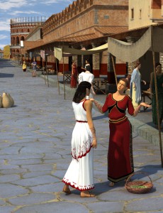 Ladies at the Market                                   